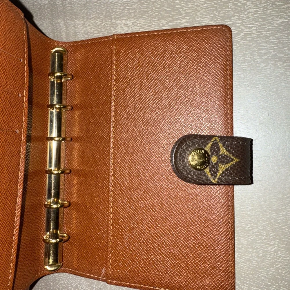 Louis Vuitton Monogram Small Ring Agenda Cover